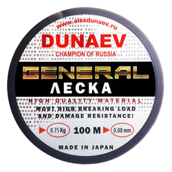 Леска Дунаев General All Round 100m 0.08мм