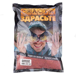 Прикормка зимняя «СНАСТИ ЗДРАСЬТЕ!» Мотыль