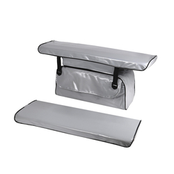 Комплект накладок лодочных Gaoksa 90x20x4 ПВХ серый