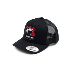 Кепка с сеткой 6P Dichka! Roar #Black/Black&Red