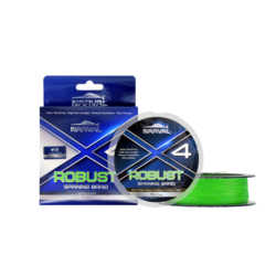 Шнур Narval Fishing Robust X4 PE 150m (fluoro green) 0.26mm 18.70kg